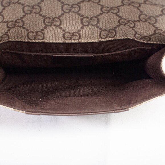 Authentic GUCCI GG Supreme Monogram Web Small Ophidia Belt Bag - Picture 6 of 11